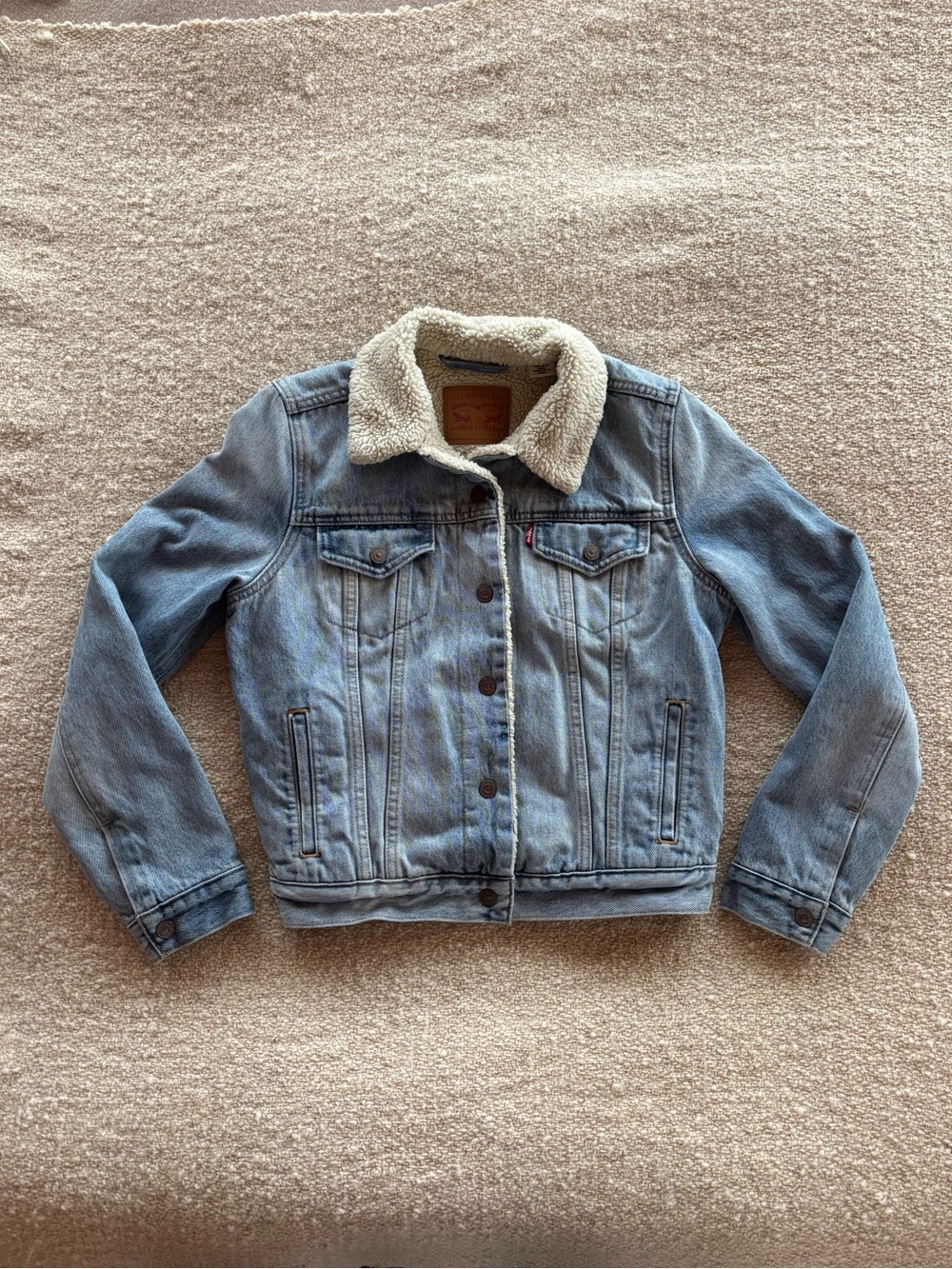 Levis’s Shearling Lined Denim Jacket